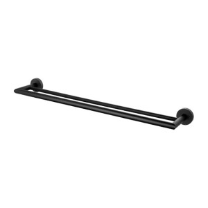 Toalheiro Duplo LorenLoft 2042 B82 Lorenzetti De Parede Preto - 