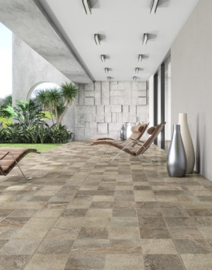 Piso Embramaco 60X60 pavia brown hd 61/1030 / 2,58 m2 por cx - 