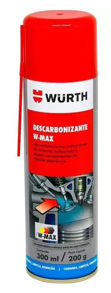 Descarbonizante em Spray W-MAX 300ml/200g WURTH