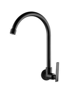 Torneira Lorenzetti de Cozinha Parede Loren Studio 1168 B37 Black Matte - 