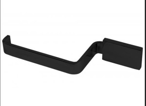 Papeleira Pevilon spot aluminio 95701 preto  - 