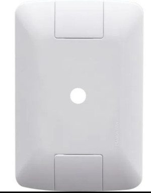 Placa com 1 Furo 9,5 mm 4x2 Tramontina Aria Branca
57203002