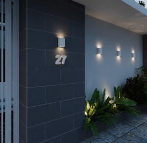 Arandela Fussen Fechada 10x13cm - Branco Fosco - 