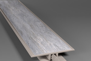 Perfil T Eucafloor Tecno 3,7x180cm - Cor 25