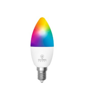 Smart lampada wifi led Taschibra 6W vela RGB 11080594 - 
