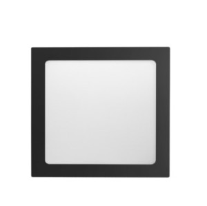 Painel led taschibra lux embutir preto 18W 22CM 6500K 15090299
