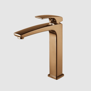 Misturador Monocomando Lorenzetti Lorenlive 2877 R89 De Bancada Rose Gold