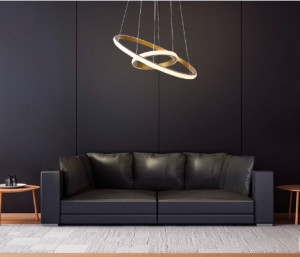 Pendente Taschibra montreal 3000K  25W ouro fosco 15050983