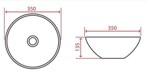 Cuba lorenzetti redonda RA-01 preta  Cuba lorenzetti redonda RA-01 preta