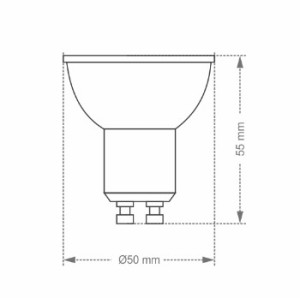 Lâmpada Led Taschibra MR16 TDL 20  3,5W 36º 6500K 11080547 Lâmpada Led Taschibra MR16 TDL 20  3,5W 36º 6500K 11080547