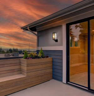 Arandela Vintage Cover 25cm - Preto - 