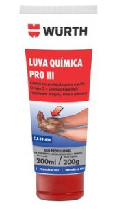 Luva Química PRÓ III 200g - Wurth  Luva Química PRÓ III 200g - Wurth