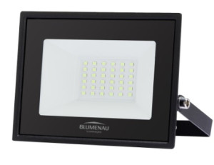 Refletor LED Tech Alumínio 50W Luz Decorativa Verde - Preto - 