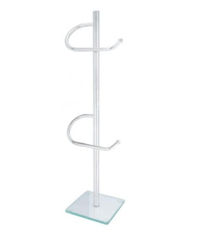 Papeleira de chão Pevilon cromada 8011 - 