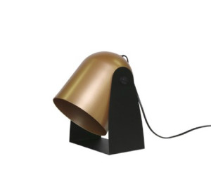 Luminária Taschibra de mesa studio e27 ouro der/32  0213002132