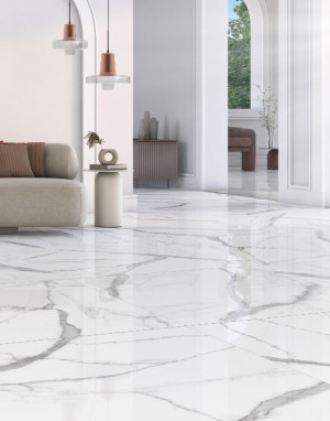 Porcelanato embramaco 62 X 121 gran calacata grey lux P60579