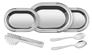 Kit para Servir Tramontina Ciclo em Aço Inox 6 Peças - 