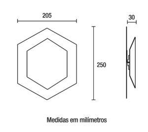 Arandela Quartzo Aço Latão - Branco Arandela Quartzo Aço Latão - Branco