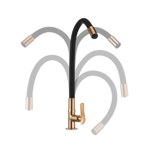 Torneira Multiuso Parede Bica Flexível Lorenzetti Lorenflex 1178 RG27 - 