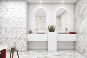 Porcelanato embramaco 82 X 82 calacata premium pux plus 82034 polido - 