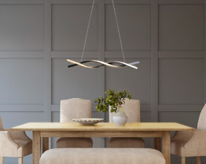 Pendente Taschibra paris 3000K 18W preto 15050988