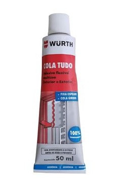 Cola Tudo Incolor 50ml - Wurth