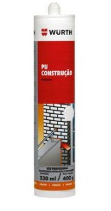 Selante PU 40 Construção Cinza 400g -Wurth  - 