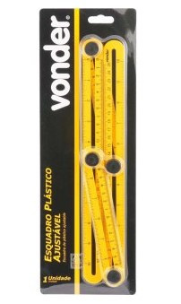 Esquadro plástico ajustável, VONDER - 