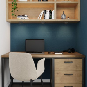 Luminária LED Cabinet Quadrado 2W 4.100K - Preto