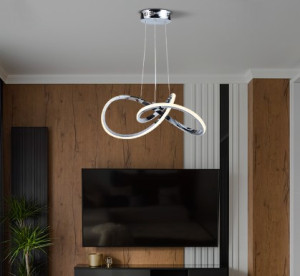 Pendente Taschibra toquio 3000K  30W cromado 15050993