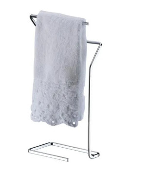 Porta Toalha De Rosto De Bancada Banheiro Cromado 1891 - Future
