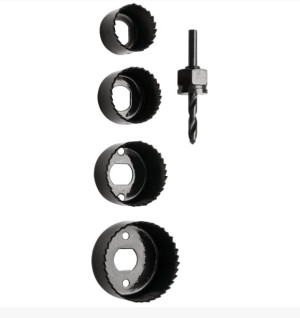 Jogo de Serras Copo Tramontina para Madeira em Aço Especial com Dentes Travados 5 Peças - 