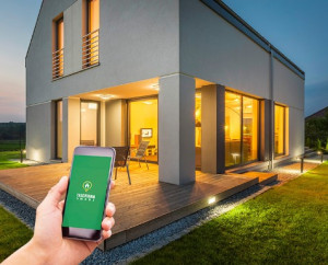 Smart painel led Taschibra wifi led 18W quadrado sobrepor CCT  15140148