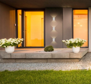 Arandela LED Clean Aletada 6W 3.000K - Branco Arandela LED Clean Aletada 6W 3.000K - Branco