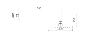 Chuveiro Quadrado Lorenquadra Black 7034 B16 Lorenzetti Chuveiro Quadrado Lorenquadra Black 7034 B16 Lorenzetti