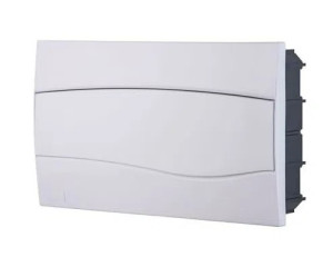 Quadro de Distribuição de Embutir 18 DIN ou 12 NEMA Tramontina com Porta Branca 56300054  Quadro de Distribuição de Embutir 18 DIN ou 12 NEMA Tramontina com Porta Branca 56300054