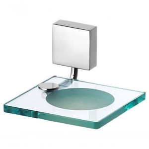 Saboneteira Lorenzetti Lorensquare de Vidro Parede 2010 C67  - 