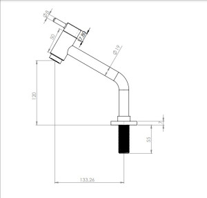 Torneira Pevilon vernazza ambar 11.1352 C28 dorurado  Torneira Pevilon vernazza ambar 11.1352 C28 dorurado