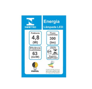 Lâmpada led Taschibra AR70 12º 4,8W  2700W GU10 11080536 Lâmpada led Taschibra AR70 12º 4,8W  2700W GU10 11080536