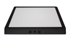 Painel LED Sobrepor Quadrado Alumínio 24W 6.500K - Preto