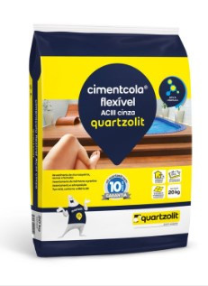 argamassa cimentcola flexível ACIII cinza quartzolit 20 kg argamassa cimentcola flexível ACIII cinza quartzolit 20 kg