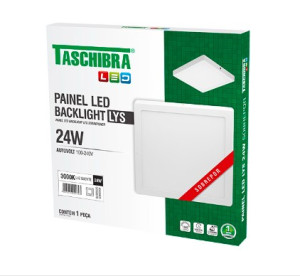 Painel led Taschibra lys sobrepor 24W 30CM 6500K 15140181 - 