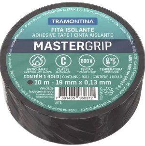 Fita Isolante Classe C 0,13x19 mm Tramontina Preta 10 m
57545001