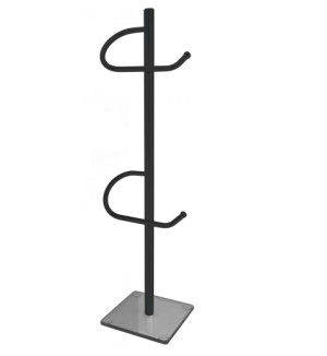 Papeleira de chão Pevilon 98011 preta  - 