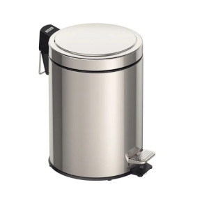 Lixeira tramontina aco inox c/ pedal 5lt 94538/105