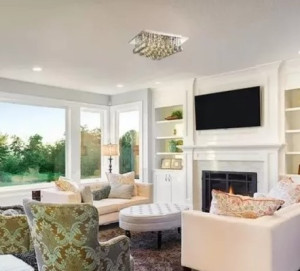 Luminária Cristal Louvre Sobrepor 8Xg9 - 