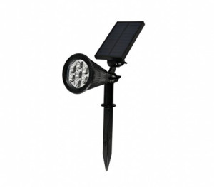 Espeto jardim Taschibra solar sunshine es1 3w led 6500k   15100096 - 