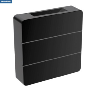 Arandela LED Clean Aletada 6W 3.000K - Preto Arandela LED Clean Aletada 6W 3.000K - Preto