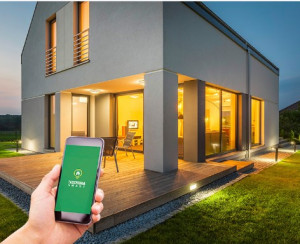 Smart painel led Taschibra wifi led 18w quadrado sobrepor CCT 15140150 - 