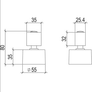 Acabamento Lorenzetti para Registro de Gaveta de 1